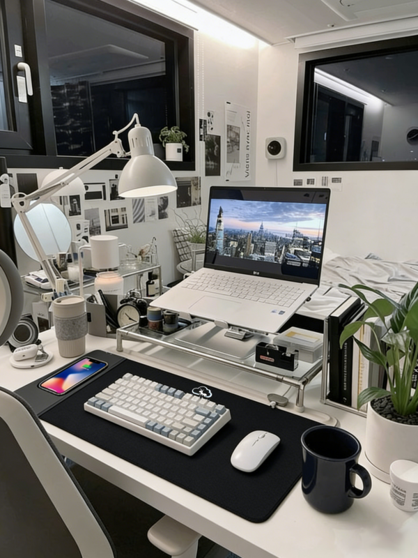 CA-MP34 Cloud Ants Lycra+Silicone Mouse Pad Pink