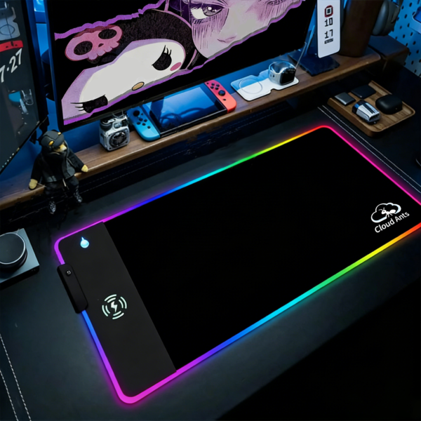 CA-MP40 Cloud Ants Lycra+Silicone Mouse Pad Pink