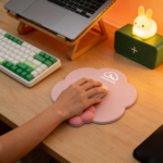 CA-MP45 Cloud Ants Lycra+Silicone Mouse Pad Pink