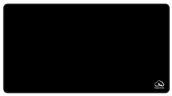 "CA-DM06 Cloud Ants Waterproof cloth mouse pad black"