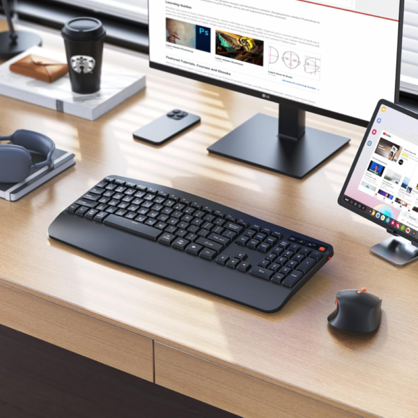 2.4Ghz&Bluetooth Dual Ergonomic