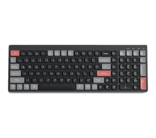 Slim 105-Key Wireless Backlit Keyboard 2.4G+BT5.0 Dual Mode