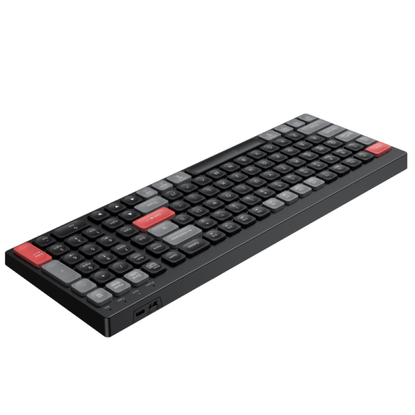 Slim 105-Key Wireless Backlit Keyboard 2.4G+BT5.0 Dual Mode