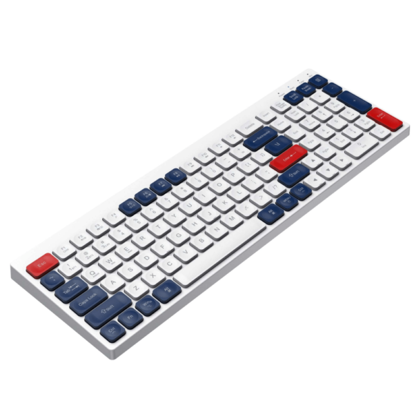 OEM Ultra Slim 105 Keys Full Size Multimedia Keyboard 2.4G+BT5.0