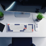 OEM Ultra Slim 105 Keys Full Size Multimedia Keyboard 2.4G+BT5.0