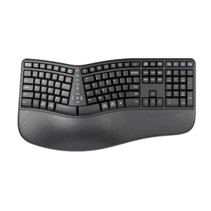 Multi Device Dual-Mode Wireless Ergonomic Keyboard