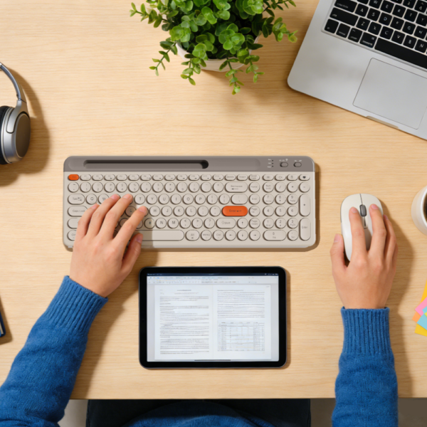 Premium Slim Ergonomic Wireless Keyboard Waterproof Durable Factory OEM