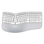 Purple Wireless Dual-mode Ergonomic Keyboard