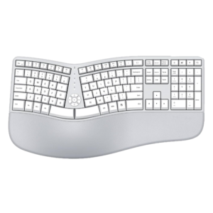 Purple Wireless Dual-mode Ergonomic Keyboard