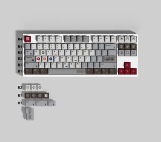 Clound Ants Mengjian Retro 1989 Keycaps