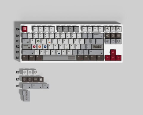 Clound Ants Mengjian Retro 1989 Keycaps