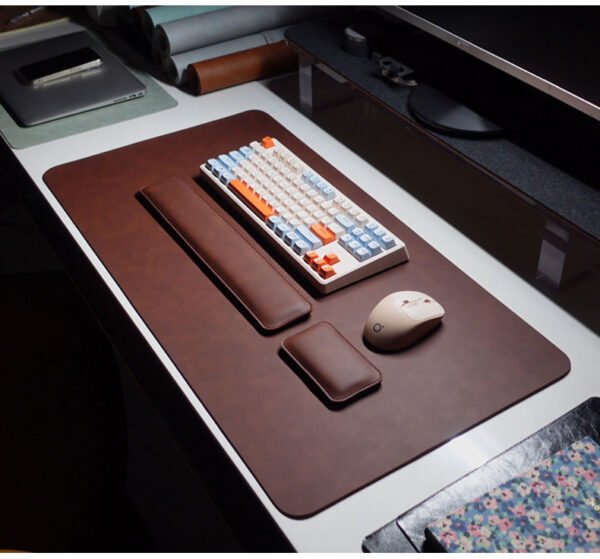 Mouse pad + keyboard hand rest + mouse wrist rest