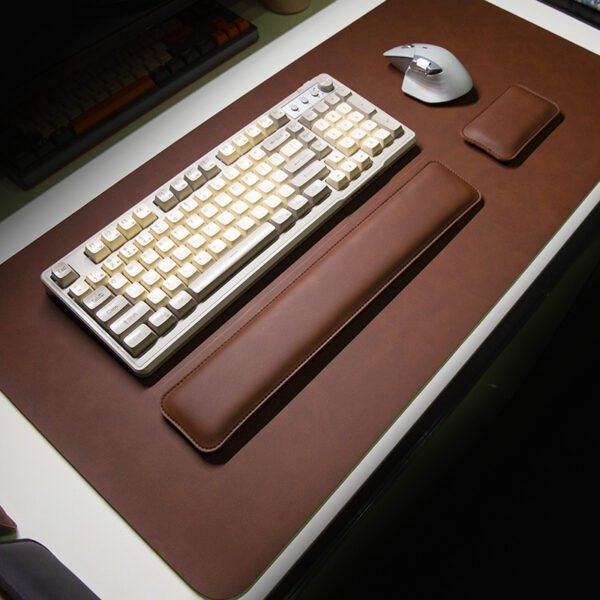 Mouse pad + keyboard hand rest + mouse wrist rest