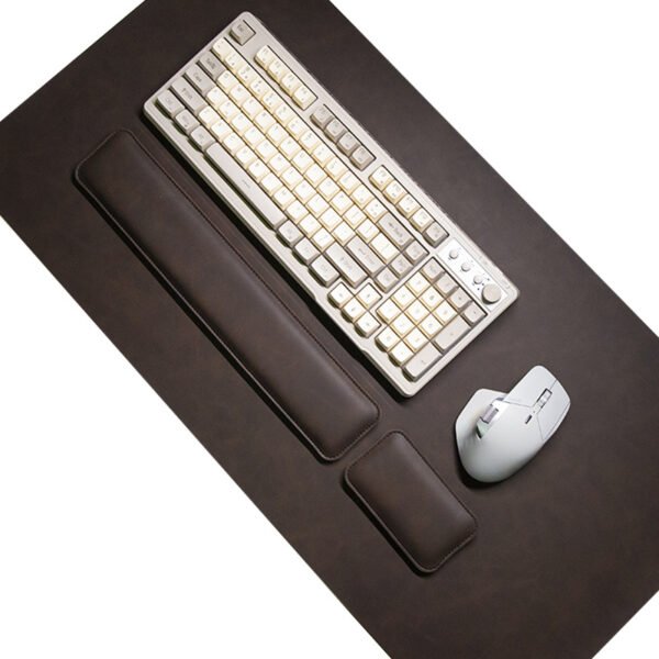 Mouse pad + keyboard hand rest + mouse wrist rest