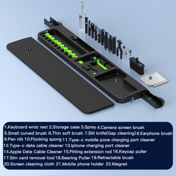 Cleaning Kit +Keyboard holder
