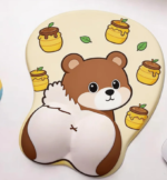 Support the mouse pad with your wrist