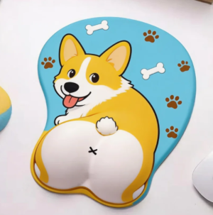 Support the mouse pad with your wrist