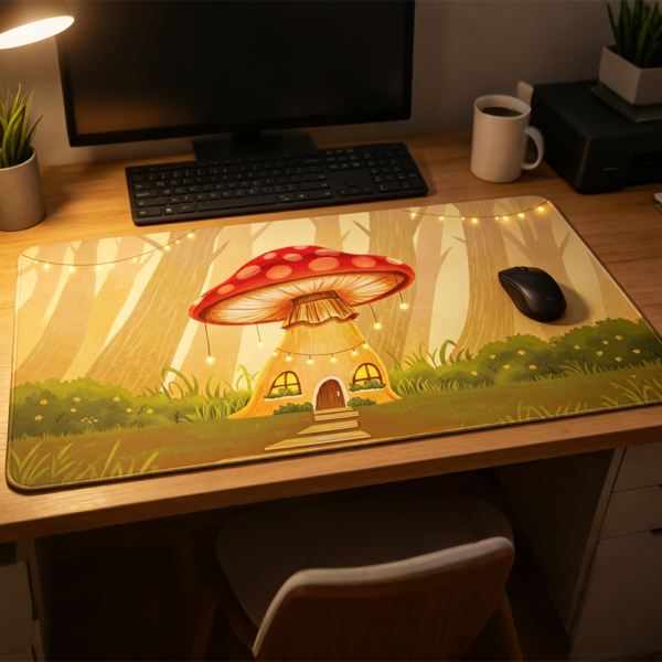 Cloud Ants Mouse Pad--Mushroom House