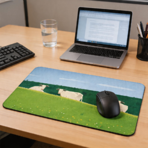 Cloud Ants mouse pad-Three Cows