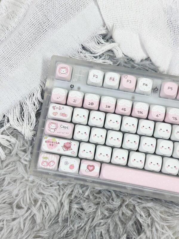 Clound Ants Strawberry Meow Meow keycap