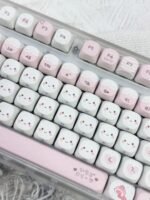 Clound Ants Strawberry Meow Meow keycap