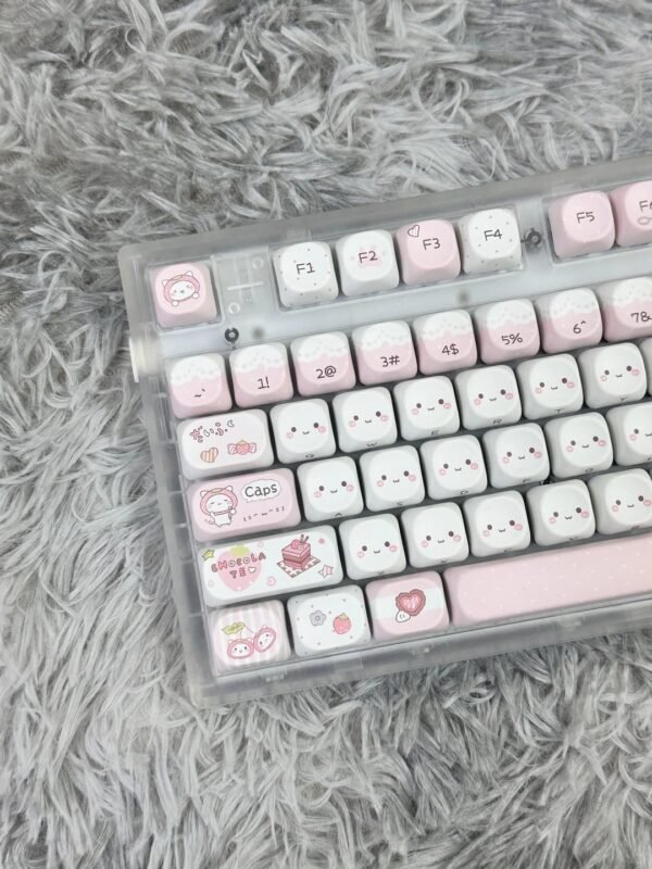 Clound Ants Strawberry Meow Meow keycap
