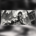 cloud ants mouse pad -mp66