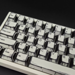 BK WH Manga Keycaps