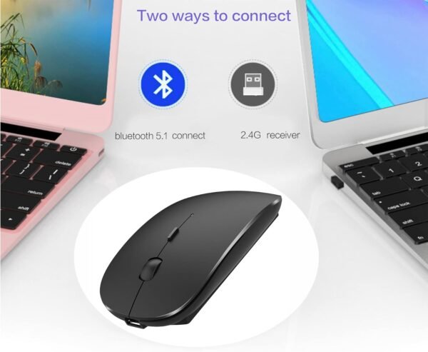 INLAND HQR-W57 ERGO MOUSE  WL-BT BLACK