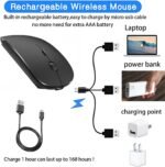 INLAND HQR-W57 ERGO MOUSE  WL-BT BLACK