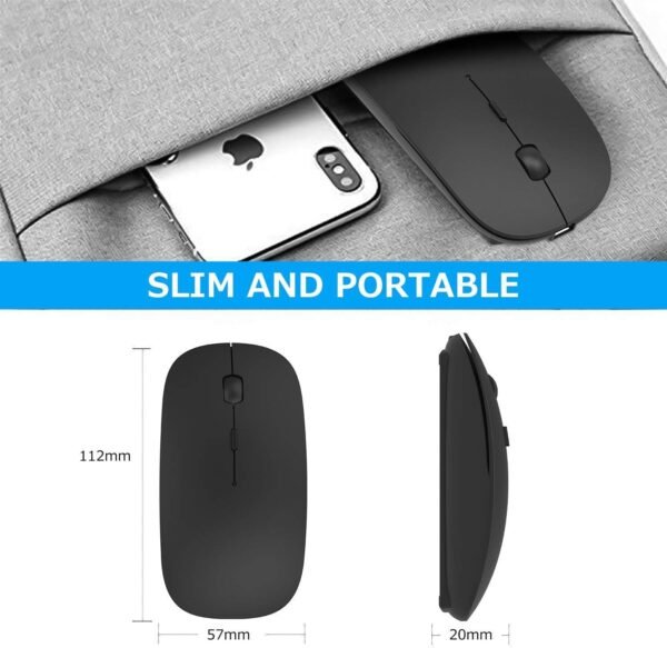 INLAND HQR-W57 ERGO MOUSE  WL-BT BLACK