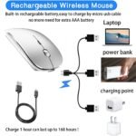 HQR-W57 ERGO MOUSE  WL-BT SILVERY