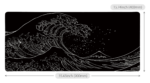 Deskmat--Wave of Fuji